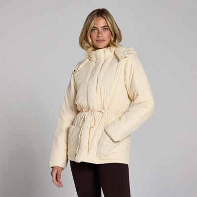 MP Women's Adjustable Waist Short Jacket – Gräddvit - L MP Women's Adjustable Waist Short Jacket – Gräddvit - L