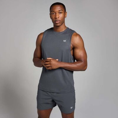 MyProtein MP Men's Active Grid Training Tank Top – Dark Grey - XS MyProtein MP Men's Active Grid Training Tank Top – Dark Grey - XS