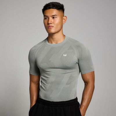 MyProtein MP Men's Tempo Pillar Graphic Seamless T-Shirt – Storm - L MyProtein MP Men's Tempo Pillar Graphic Seamless T-Shirt – Storm - L