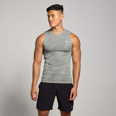 MyProtein MP Men's Tempo Pillar Graphic Seamless Tank – Storm - XL MyProtein MP Men's Tempo Pillar Graphic Seamless Tank – Storm - XL