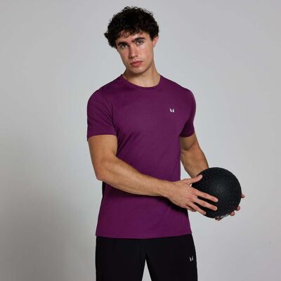 MyProtein MP Men's Active Gridded T-Shirt – Plommon - XS MyProtein MP Men's Active Gridded T-Shirt – Plommon - XS