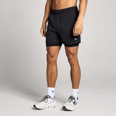 MyProtein MP Men's 5 2-i-1 Training Shorts – Svart - S MyProtein MP Men's 5 2-i-1 Training Shorts – Svart - S
