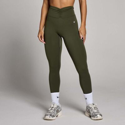 MyProtein MP Dam Tempo Dipped Waist Tights - Skogsgrön - M MyProtein MP Dam Tempo Dipped Waist Tights - Skogsgrön - M