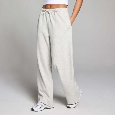 MyProtein MP Dam Lightweight Loopback Joggingbyxor med Rakt Ben - Grå Melerad - M MyProtein MP Dam Lightweight Loopback Joggingbyxor med Rakt Ben - Grå Melerad - M