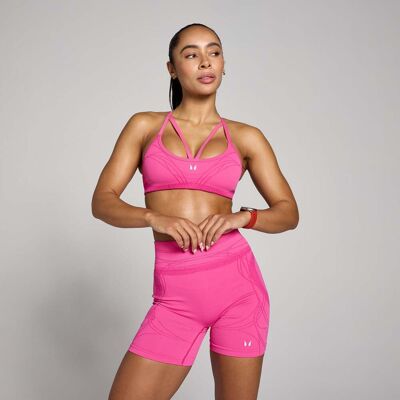 MyProtein MP Dam Hybrid Sport-BH med Band - Godis Rosa - XXL MyProtein MP Dam Hybrid Sport-BH med Band - Godis Rosa - XXL