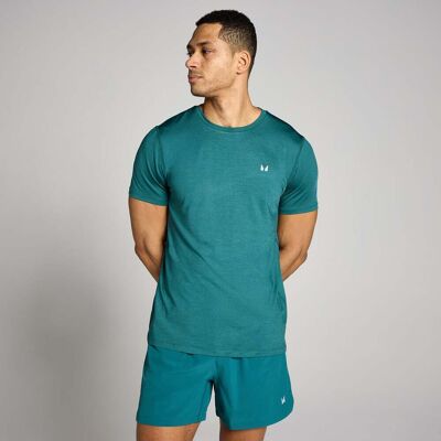 MyProtein MP Herr Tempo Melerad T-Shirt - Djup Blågrön - M MyProtein MP Herr Tempo Melerad T-Shirt - Djup Blågrön - M