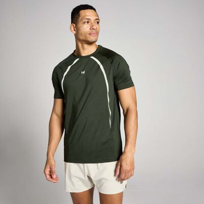 MyProtein MP Herr Tempo Panel T-Shirt - Skogsgrön - S MyProtein MP Herr Tempo Panel T-Shirt - Skogsgrön - S