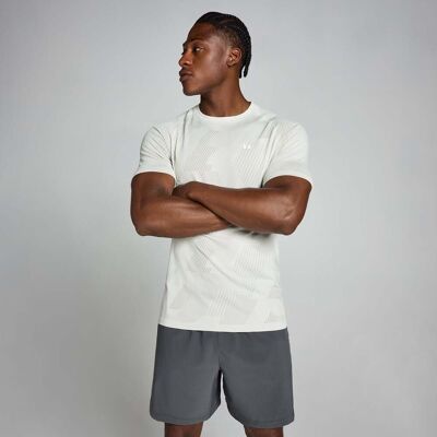 MyProtein MP Men's Tempo Pillar Graphic Seamless T-shirt - Mist - S MyProtein MP Men's Tempo Pillar Graphic Seamless T-shirt - Mist - S