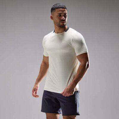 MyProtein MP Tränings-t-shirt Ultra Gridded för män - Platinum - L MyProtein MP Tränings-t-shirt Ultra Gridded för män - Platinum - L