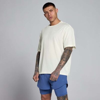 MyProtein MP Hybrid Oversized Mesh-t-shirt för män - Mist - XS MyProtein MP Hybrid Oversized Mesh-t-shirt för män - Mist - XS