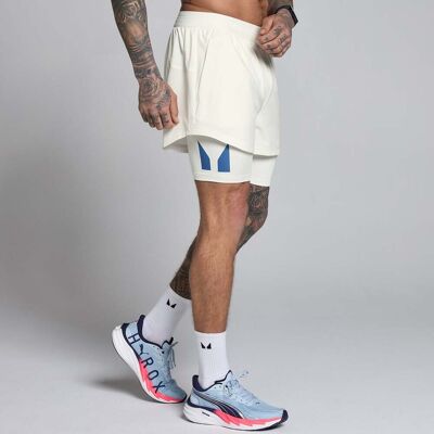 MyProtein MP Herr Hybrid 5 2-i-1 Shorts - Mist - S MyProtein MP Herr Hybrid 5 2-i-1 Shorts - Mist - S