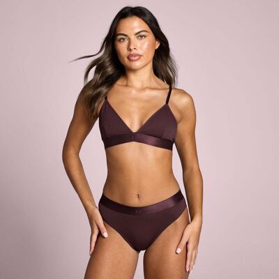 MyProtein MP Dam V-neck Bralette - Fudge - XS MyProtein MP Dam V-neck Bralette - Fudge - XS