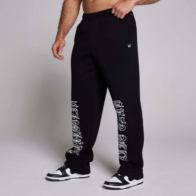 MyProtein MP Men's Origin Lift Club Straight Leg Jogger - Black - XXL MyProtein MP Men's Origin Lift Club Straight Leg Jogger - Black - XXL