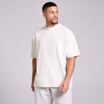 MyProtein MP Herr Tvättad Oversized Bomulls-T-Shirt - Vintage Vit - S MyProtein MP Herr Tvättad Oversized Bomulls-T-Shirt - Vintage Vit - S