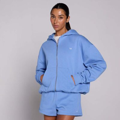 MyProtein MP Dam Basics Zip Through Hoodie - Kornblå - XL MyProtein MP Dam Basics Zip Through Hoodie - Kornblå - XL