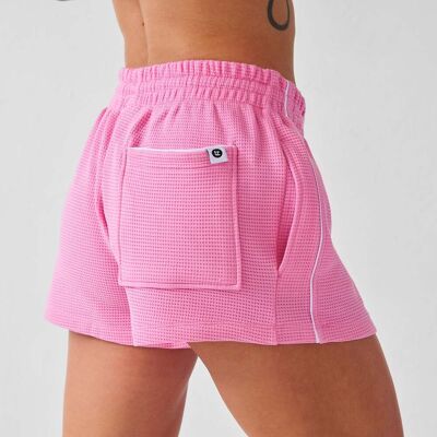 MyProtein MP Dam X Tatiana Våfflade Shorts - Pretty Pink - M MyProtein MP Dam X Tatiana Våfflade Shorts - Pretty Pink - M
