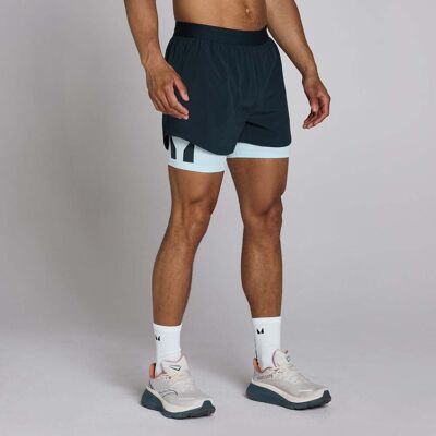 MyProtein MP Hybrid 5 2-i-1 Shorts för Män - Faded Blue - S MyProtein MP Hybrid 5 2-i-1 Shorts för Män - Faded Blue - S