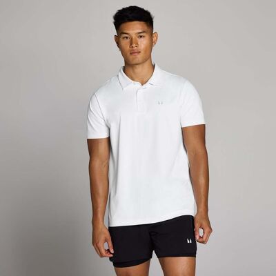 MyProtein MP Men's Training Polo Shirt - Vit - L MyProtein MP Men's Training Polo Shirt - Vit - L
