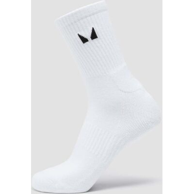 MyProtein MP Unisex Crew Socks (1 Pack) - White - UK 2-5 MyProtein MP Unisex Crew Socks (1 Pack) - White - UK 2-5