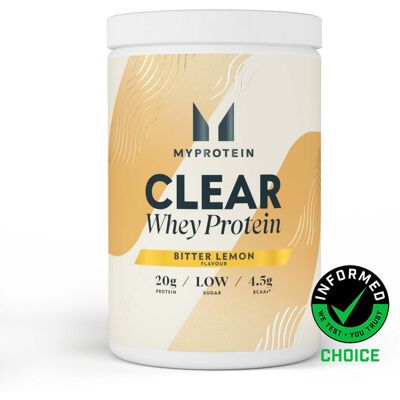 MyProtein Clear Whey Isolate - Bitter Citron - 35 Portioner MyProtein Clear Whey Isolate - Bitter Citron - 35 Portioner