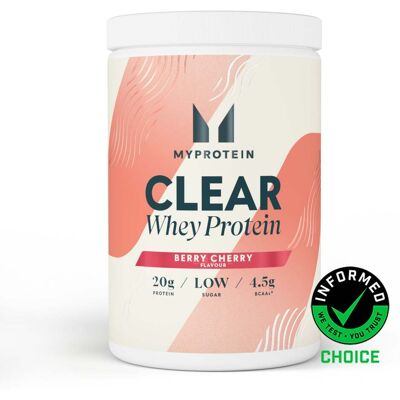 MyProtein Clear Whey Isolate - 500g - 20servings - Berry Cherry MyProtein Clear Whey Isolate - 500g - 20servings - Berry Cherry