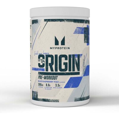 MyProtein Origin Pre-Workout - Blue Raspberry Fizz - 600g - Pre-Workout Pulver MyProtein Origin Pre-Workout - Blue Raspberry Fizz - 600g - Pre-Workout Pulver