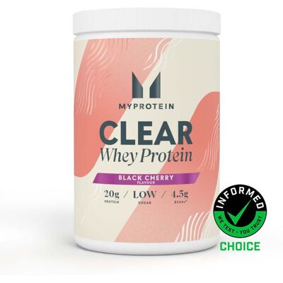 MyProtein Clear Whey Isolate - 500g - 20servings - Black Cherry MyProtein Clear Whey Isolate - 500g - 20servings - Black Cherry