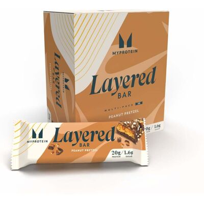 MyProtein Lagvis Proteinbar - 6 x 60g - Choklad Jordnöt Pretzel MyProtein Lagvis Proteinbar - 6 x 60g - Choklad Jordnöt Pretzel