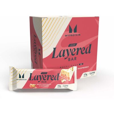 MyProtein Vit Choklad Hallon Lagad Proteinbar MyProtein Vit Choklad Hallon Lagad Proteinbar