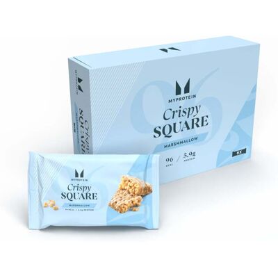 MyProtein Crispy Square - Marshmallow - 6 x 30g - Proteinbar MyProtein Crispy Square - Marshmallow - 6 x 30g - Proteinbar