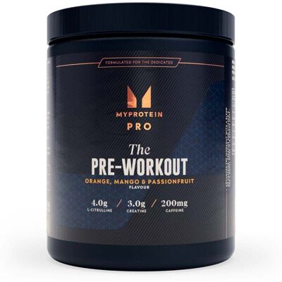 MyProtein THE Pre-Workout - 30servings - Apelsin, Mango, Passionsfrukt MyProtein THE Pre-Workout - 30servings - Apelsin, Mango, Passionsfrukt