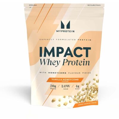 MyProtein Impact Whey Protein - 960g - Vanilj och honung med knapriga kexbitar MyProtein Impact Whey Protein - 960g - Vanilj och honung med knapriga kexbitar