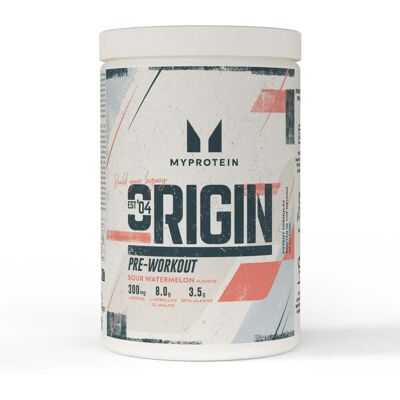 MyProtein Origin Pre-Workout - Sur Vattenmelon - 30 Portioner MyProtein Origin Pre-Workout - Sur Vattenmelon - 30 Portioner