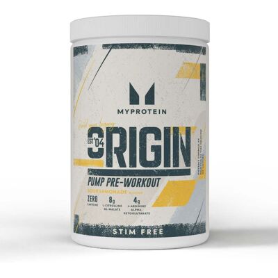 MyProtein Origin Stim-Free Pre-Workout - 750G - 30servings - Sour Lemonade MyProtein Origin Stim-Free Pre-Workout - 750G - 30servings - Sour Lemonade