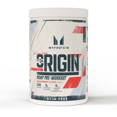 MyProtein Origin Stim-Free Pre-Workout - 600G - 30servings - Strawberry Laces MyProtein Origin Stim-Free Pre-Workout - 600G - 30servings - Strawberry Laces