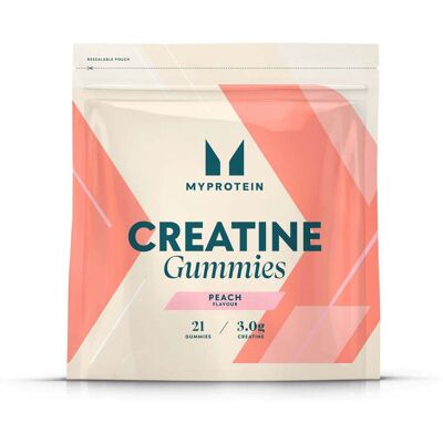 MyProtein Creatine Gummies - 21 GUMMIES - 7servings - Peach MyProtein Creatine Gummies - 21 GUMMIES - 7servings - Peach