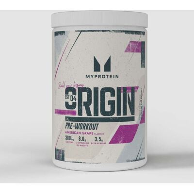 MyProtein Origin Pre-Workout - 600G - 30servings - American Grape MyProtein Origin Pre-Workout - 600G - 30servings - American Grape