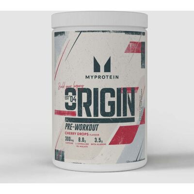 MyProtein Origin Pre-Workout - 600G - 30servings - Cherry Drops MyProtein Origin Pre-Workout - 600G - 30servings - Cherry Drops