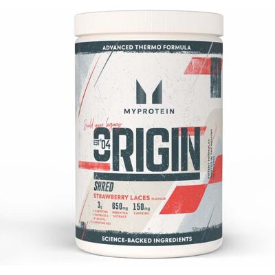 MyProtein Origin Shred Pre-Workout - 60SERVINGS, 660g - Strawberry Laces MyProtein Origin Shred Pre-Workout - 60SERVINGS, 660g - Strawberry Laces