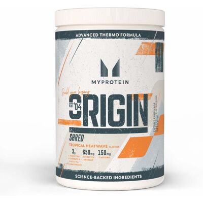 MyProtein Origin Shred Pre-Workout - 60SERVINGS, 660g - Tropical Heatwave MyProtein Origin Shred Pre-Workout - 60SERVINGS, 660g - Tropical Heatwave