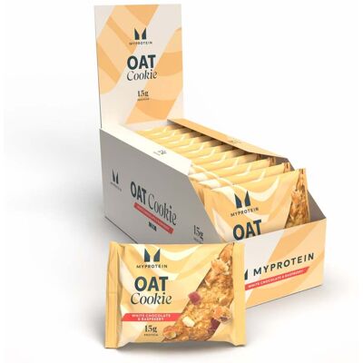 MyProtein Baked Protein Cookie - 12 x 65g - White Chocolate and Raspberry (Oat) MyProtein Baked Protein Cookie - 12 x 65g - White Chocolate and Raspberry (Oat)
