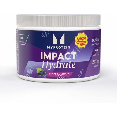 MyProtein Impact Hydrate - 280G - 40servings - Chupa Chups - Grape Lollipop MyProtein Impact Hydrate - 280G - 40servings - Chupa Chups - Grape Lollipop