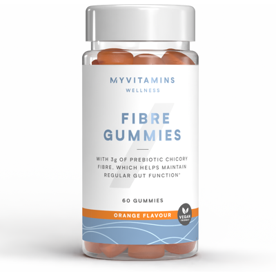 Myvegan Fiberrika tuggisar - 60 gummies, 30servings - Orange Myvegan Fiberrika tuggisar - 60 gummies, 30servings - Orange