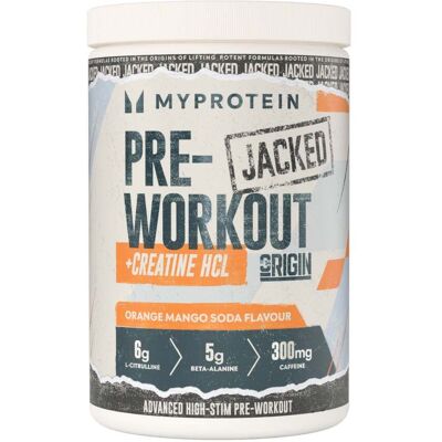 MyProtein Origin Jacked Pre-Workout - 650G - 25servings - Orange Mango Soda MyProtein Origin Jacked Pre-Workout - 650G - 25servings - Orange Mango Soda