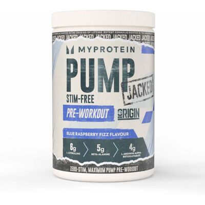 MyProtein Origin Jacked Pump - 625G - 25servings - Blue Raspberry Fizz MyProtein Origin Jacked Pump - 625G - 25servings - Blue Raspberry Fizz