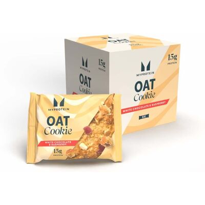 MyProtein Baked Protein Cookie - 6 x 65g - White Chocolate and Raspberry (Oat) MyProtein Baked Protein Cookie - 6 x 65g - White Chocolate and Raspberry (Oat)