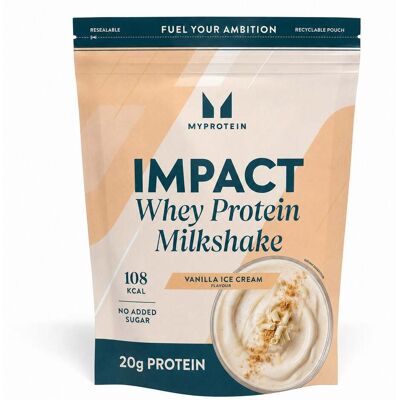 MyProtein Impact Whey Protein Milkshake - 2610g - 90servings - Vaniljglass MyProtein Impact Whey Protein Milkshake - 2610g - 90servings - Vaniljglass