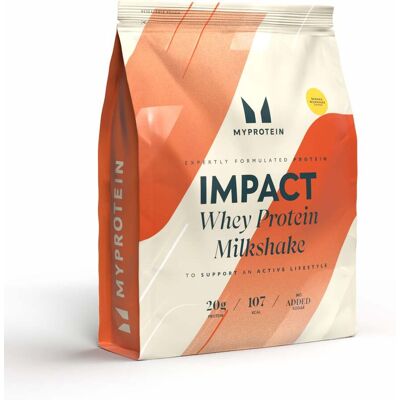 MyProtein Impact Whey Protein Milkshake - 4350g - 150servings - Banana Milkshake MyProtein Impact Whey Protein Milkshake - 4350g - 150servings - Banana Milkshake
