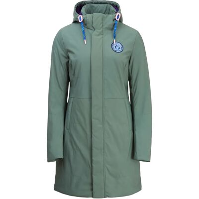 Silvini Montesa women's coat Olive/Navy size L Silvini Montesa women's coat Olive/Navy size L