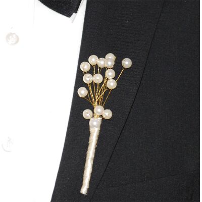 Slipskungen Corsage Pärlor Slipskungen Corsage Pärlor